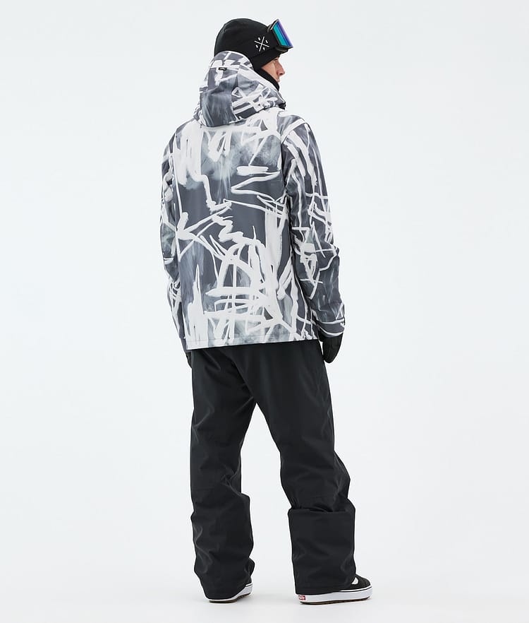 Dope Blizzard Snowboardjakke Herre Scribble Black, Billede 4 af 8