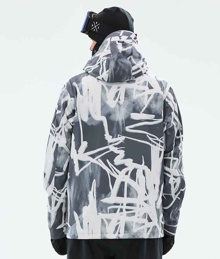 Dope Blizzard Snowboardjakke Herre Scribble Black, Billede 6 af 8