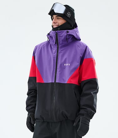 Dope Spartan Ski jas Heren Sport Vivid Purple/Red/Black