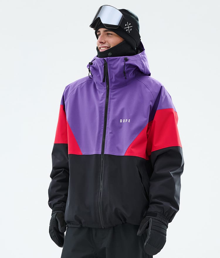Dope Spartan Veste Snowboard Homme Sport Vivid Purple/Red/Black, Image 1 sur 8