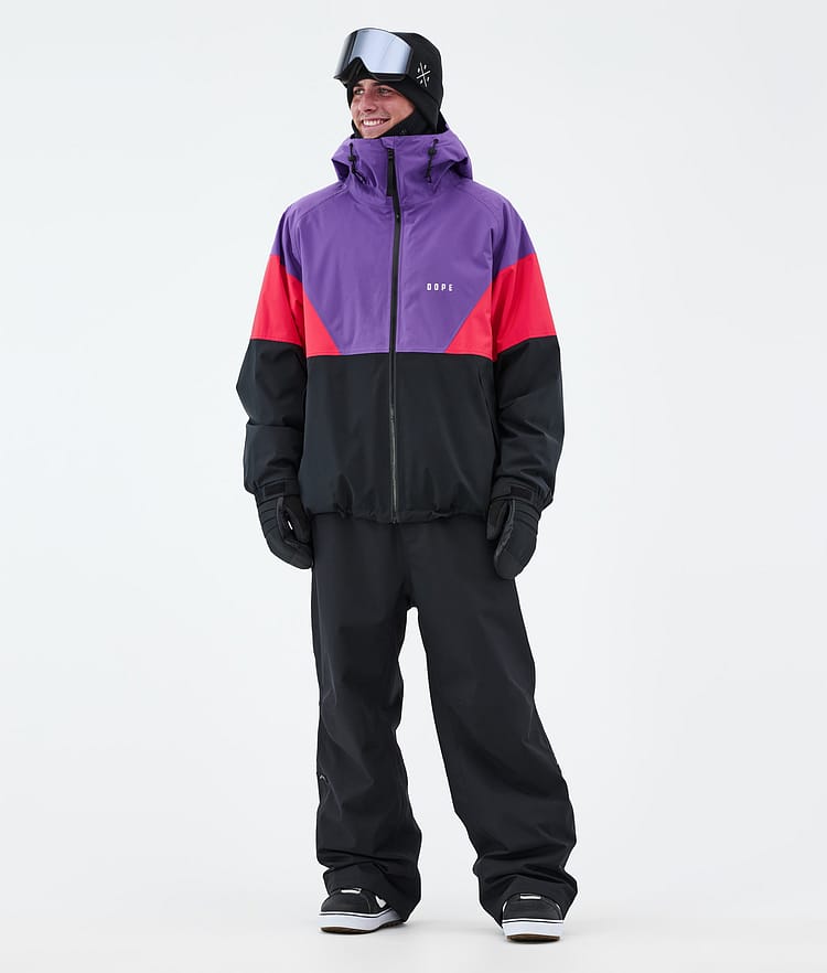 Dope Spartan Veste Snowboard Homme Sport Vivid Purple/Red/Black, Image 2 sur 8