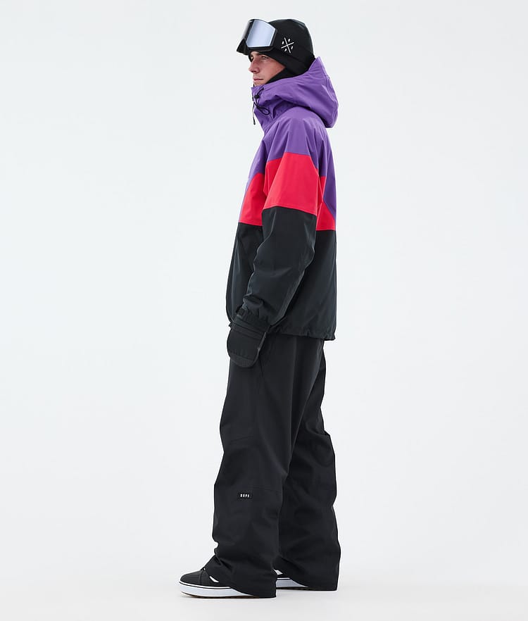 Dope Spartan Veste Snowboard Homme Sport Vivid Purple/Red/Black, Image 3 sur 8