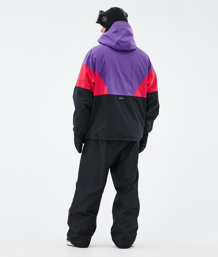 Dope Spartan Veste Snowboard Homme Sport Vivid Purple/Red/Black, Image 4 sur 8