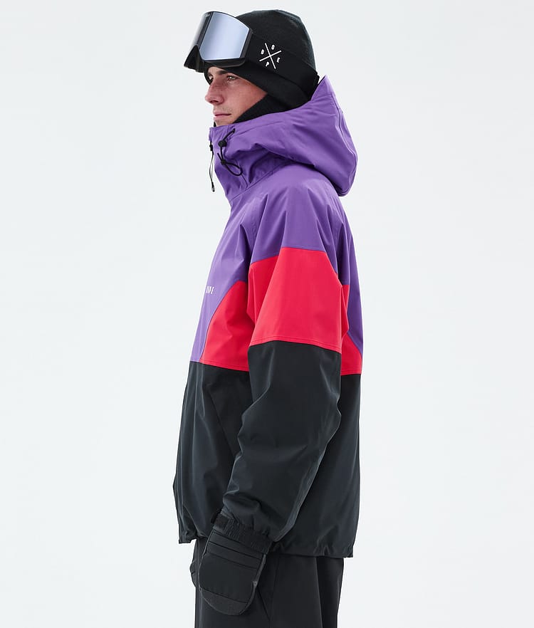 Dope Spartan Veste Snowboard Homme Sport Vivid Purple/Red/Black, Image 5 sur 8