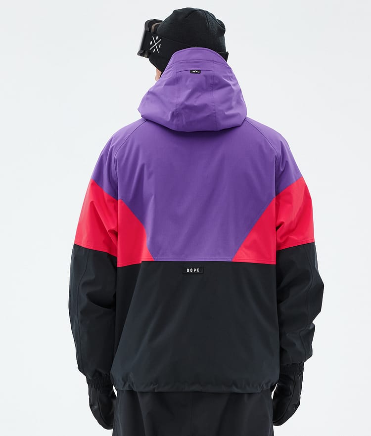 Dope Spartan Veste Snowboard Homme Sport Vivid Purple/Red/Black, Image 6 sur 8