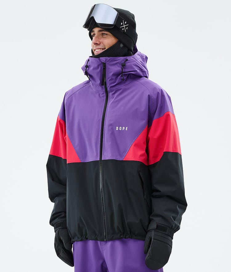 Dope Spartan Kurtka Snowboardowa Mężczyźni Sport Vivid Purple/Red/Black, Zdjęcie 1 z 8