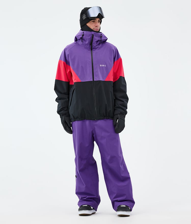 Dope Spartan Kurtka Snowboardowa Mężczyźni Sport Vivid Purple/Red/Black, Zdjęcie 2 z 8
