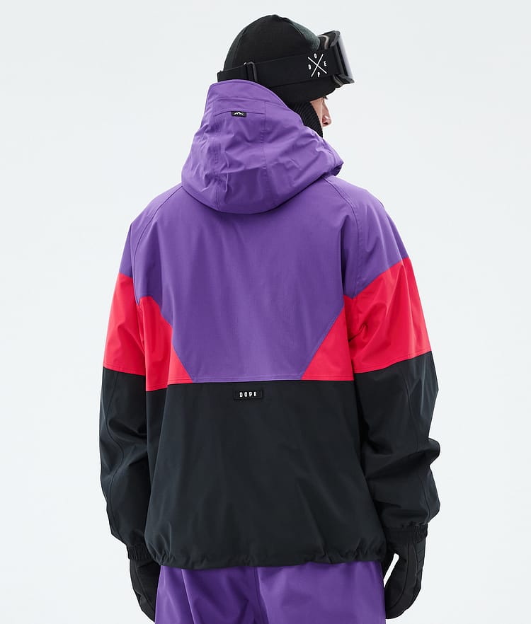 Dope Spartan Kurtka Snowboardowa Mężczyźni Sport Vivid Purple/Red/Black, Zdjęcie 6 z 8
