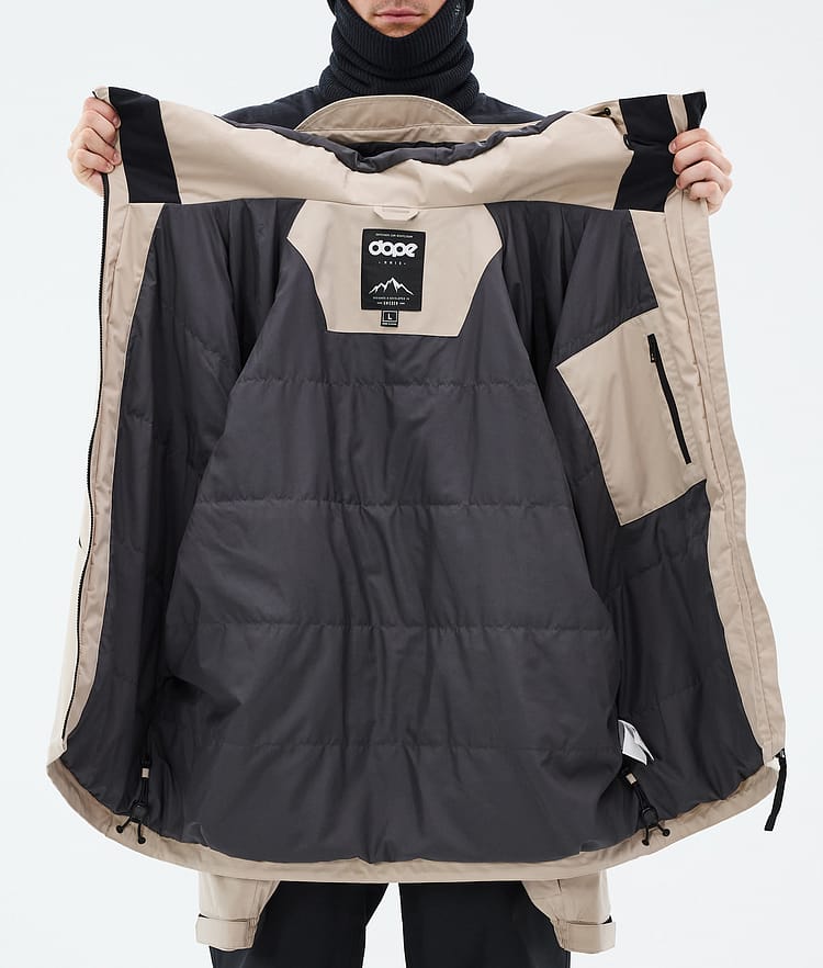 Dope Spartan Veste Snowboard Homme Spike Sand/Black, Image 8 sur 8