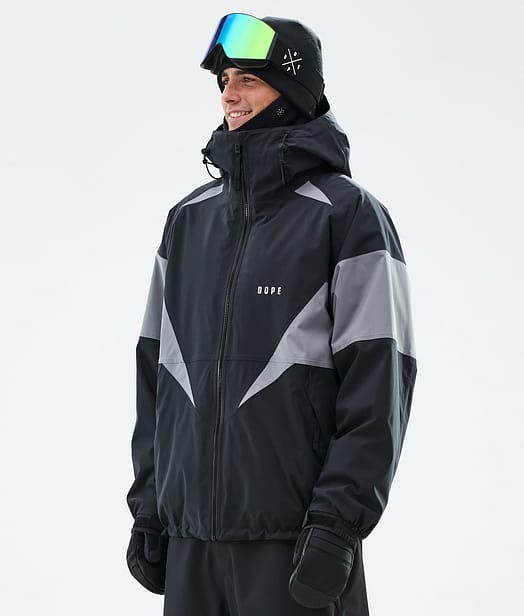 Dope Spartan Snowboard Jacket Men Spike Black/Light Pearl