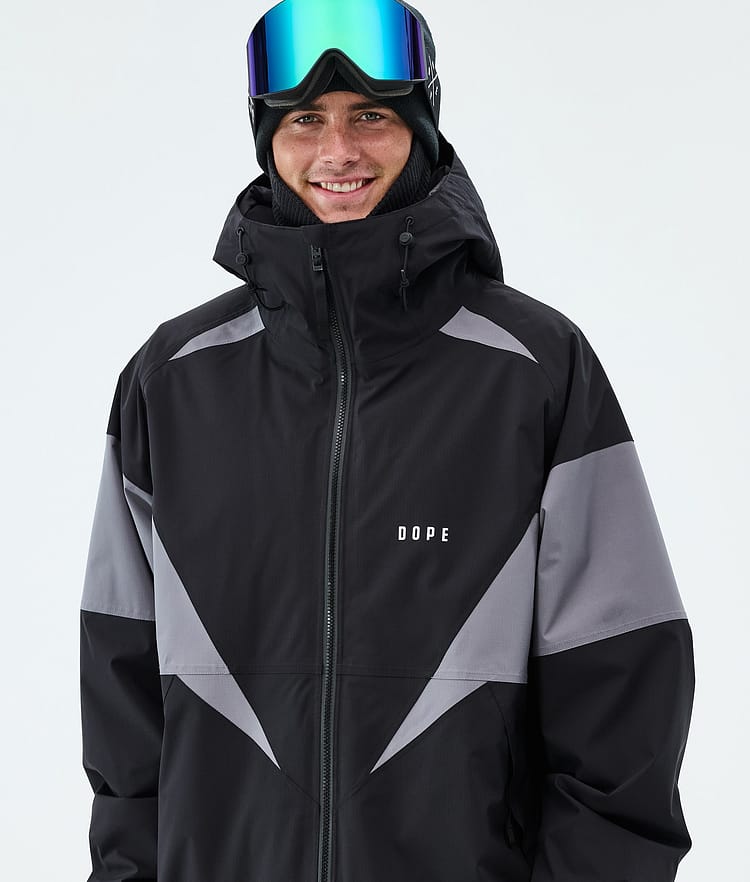 Dope Spartan Giacca Snowboard Uomo Spike Black/Light Pearl, Image 4 of 8