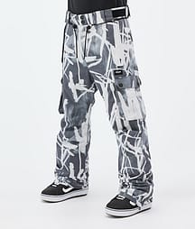 Dope Iconic Snowboard Pants Men Scribble Black