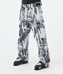 Dope Iconic Ski Pants Men Scribble Black