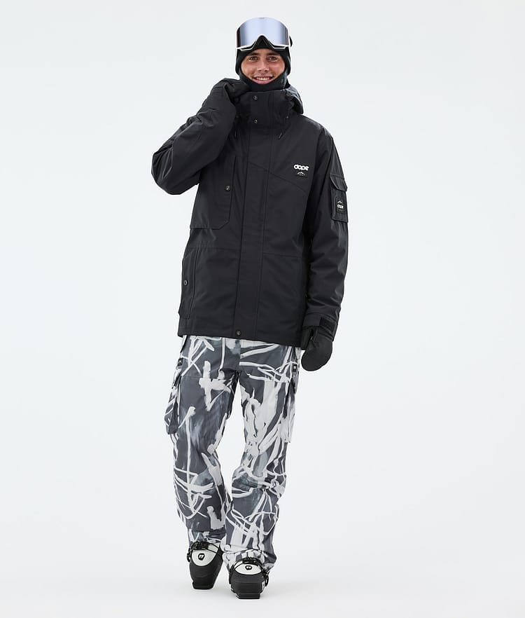 Dope Iconic Ski Pants Men Scribble Black, Image 2 of 7