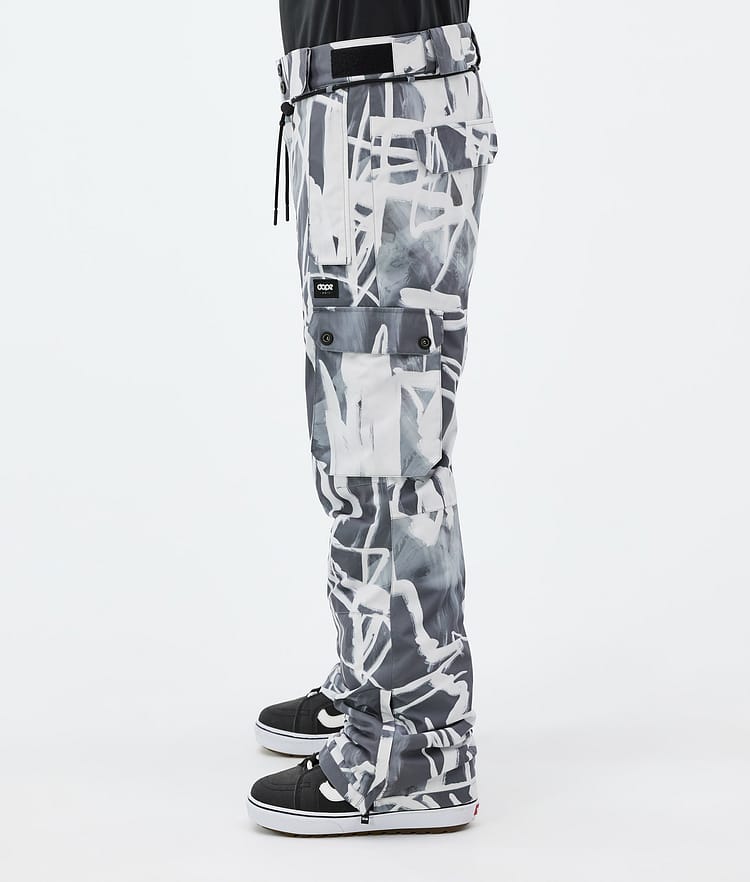Dope Iconic Snowboard Pants Men Scribble Black, Image 3 of 7