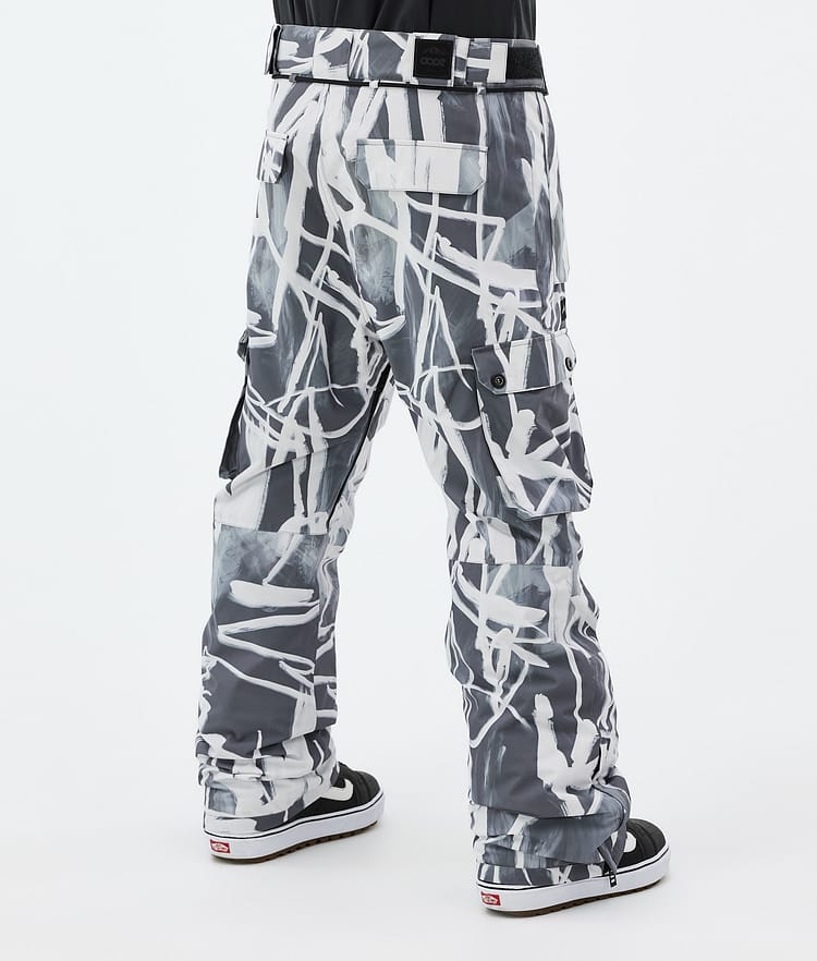 Dope Iconic Snowboard Pants Men Scribble Black, Image 4 of 7