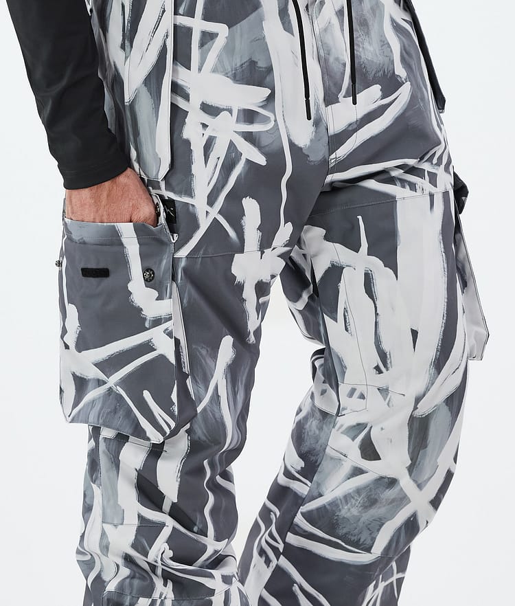 Dope Iconic Ski Pants Men Scribble Black, Image 6 of 7