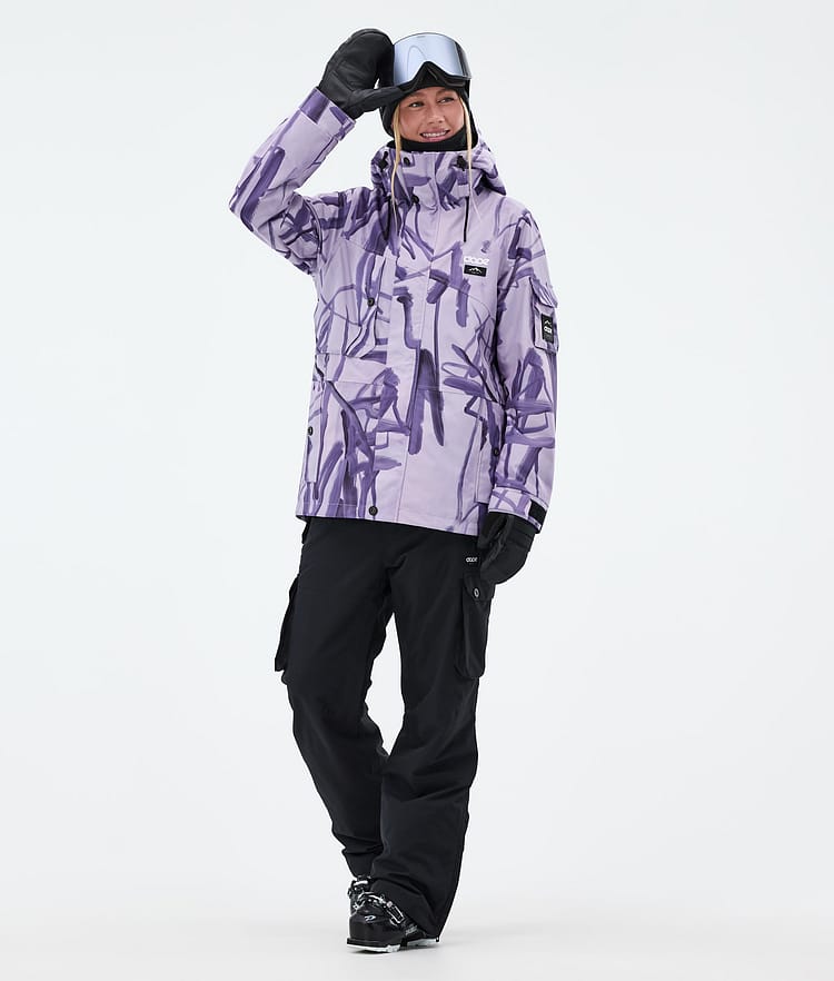 Dope Adept W Ski Jacket Women Scribble Purple, Image 2 of 9