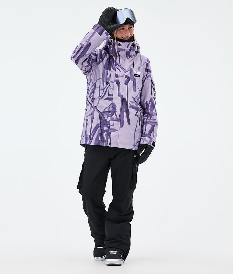 Dope Adept W Snowboard Jacket Women Scribble Purple, Image 2 of 9