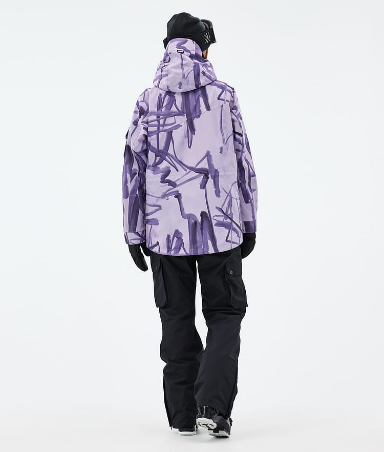Dope Adept W Ski Jacket Women Scribble Purple, Image 4 of 9