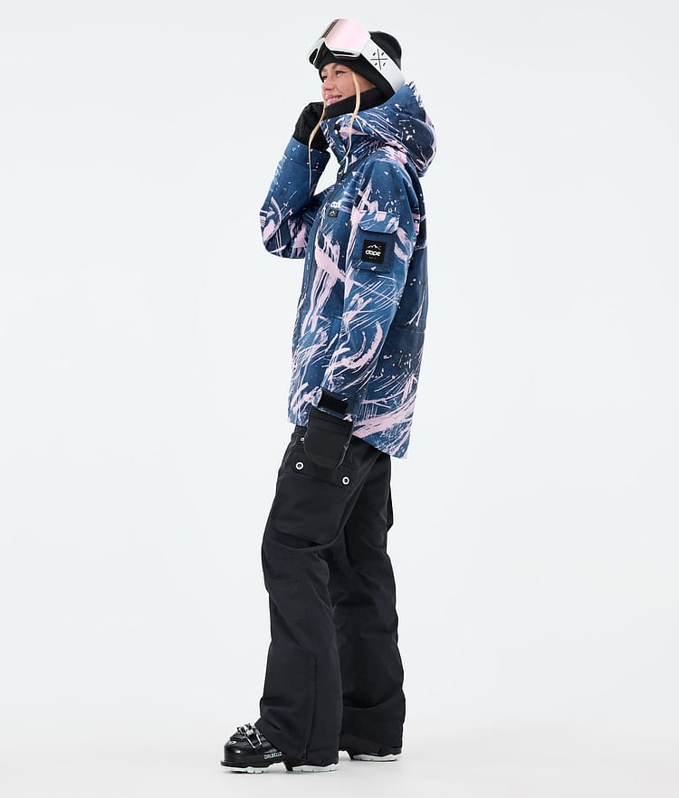 Dope Adept W Ski Jacket Women Carvings Pink, Image 3 of 9