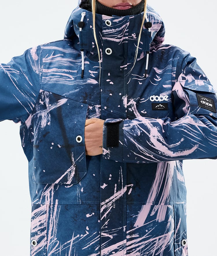 Dope Adept W Snowboard Jacket Women Carvings Pink, Image 8 of 9