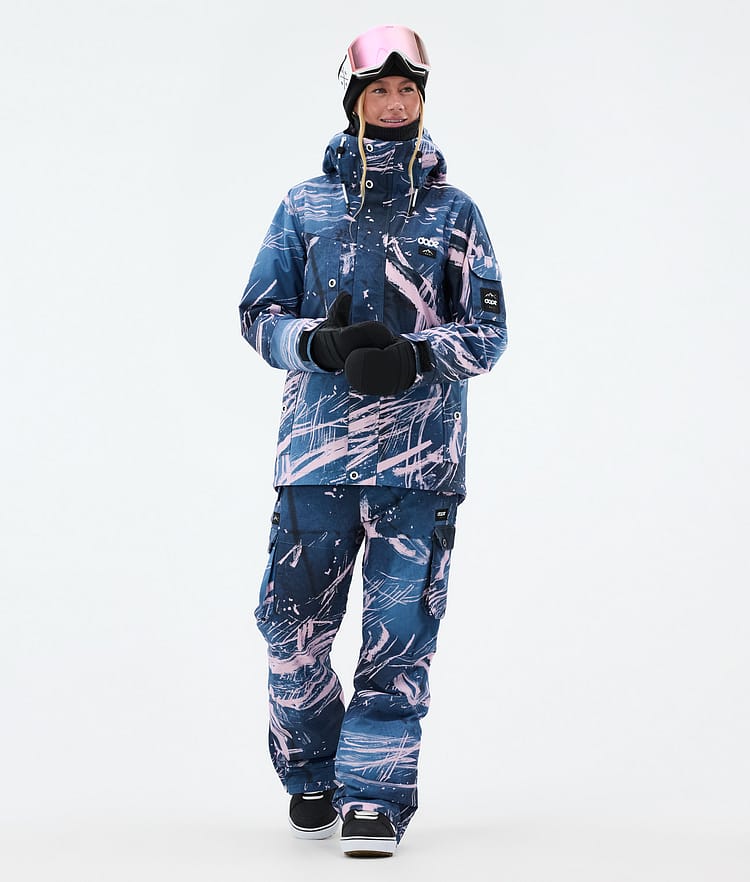 Dope Adept W Snowboard Jacket Women Carvings Pink Renewed, Image 2 of 9