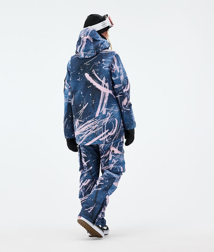 Dope Adept W Snowboard Jacket Women Carvings Pink Renewed, Image 4 of 9