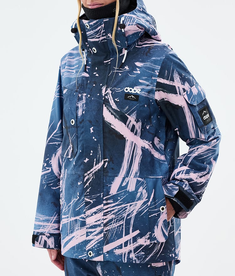 Dope Adept W Snowboard Jacket Women Carvings Pink Renewed, Image 7 of 9