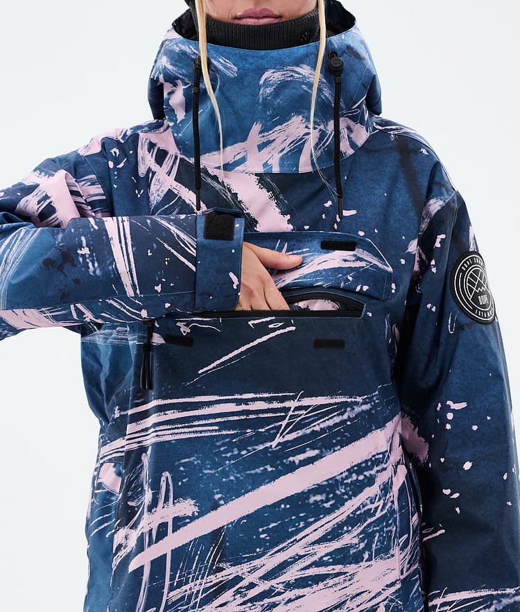 Dope Blizzard W Giacca Snowboard Donna Carvings Pink, Immagine 8 di 8
