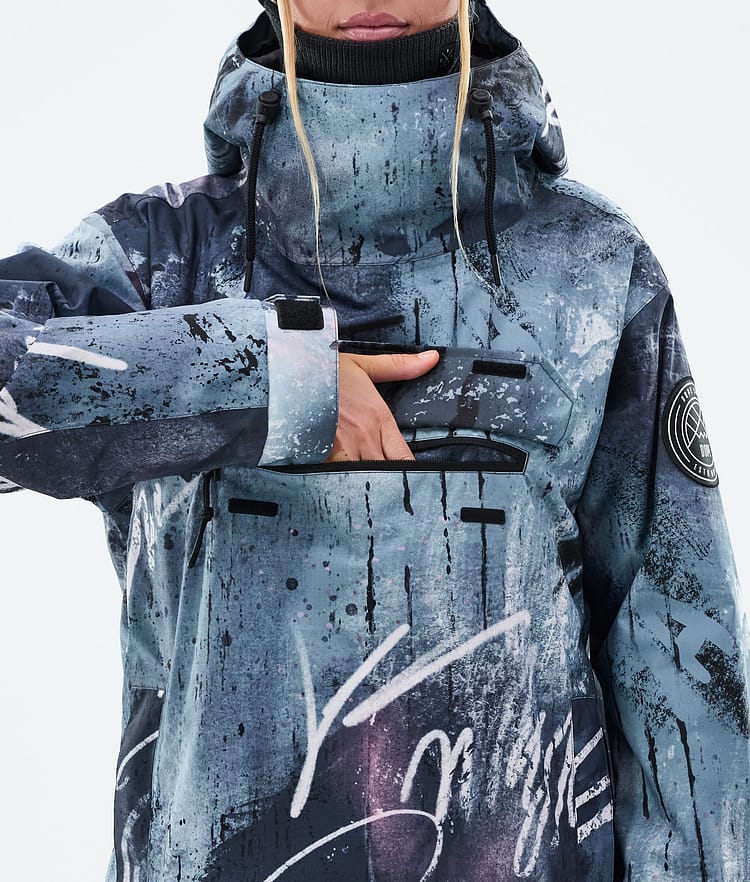 Dope Blizzard W Veste Snowboard Femme Punk Blue, Image 8 sur 8