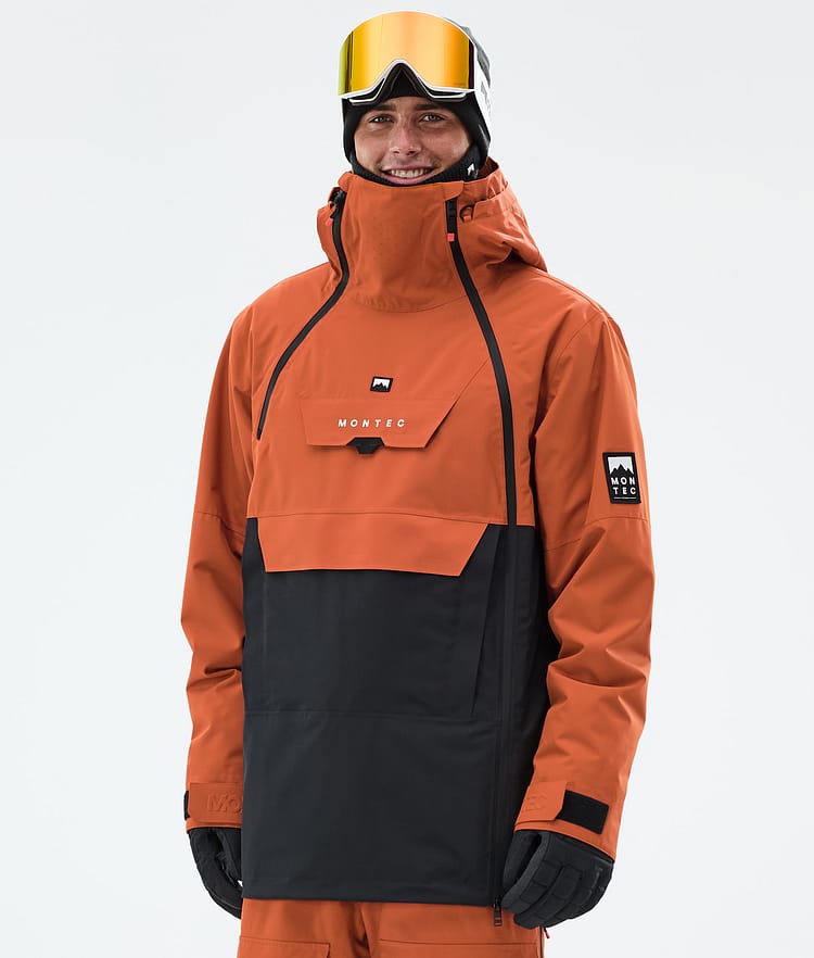 Montec Doom Snowboard Jacket Men Burned Orange/Black, Image 1 of 11