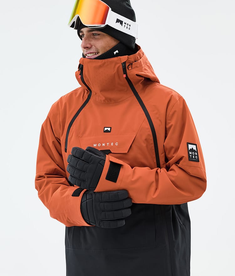 Montec Doom Veste de Ski Homme Burned Orange/Black, Image 3 sur 12