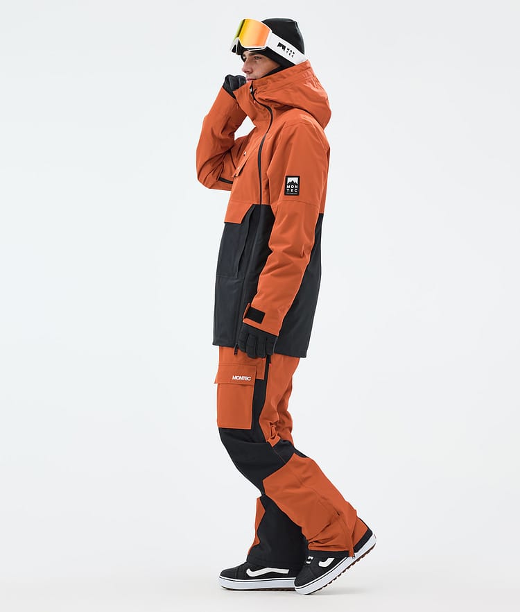 Montec Doom Snowboard Jacket Men Burned Orange/Black, Image 4 of 11