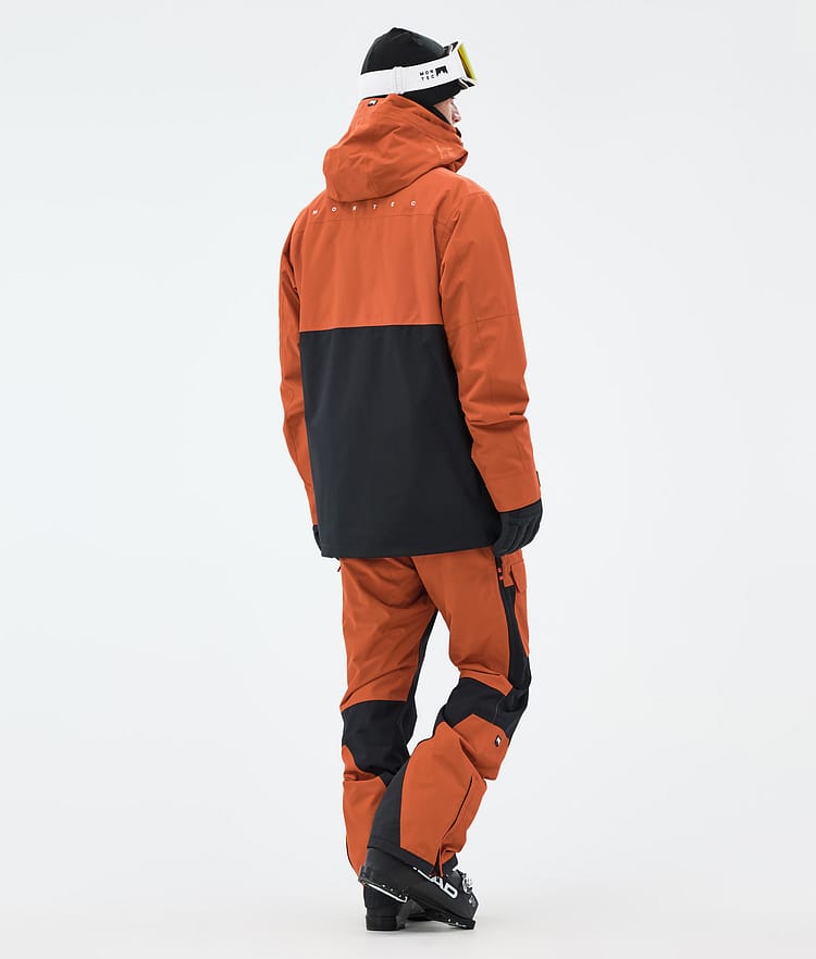Montec Doom Veste de Ski Homme Burned Orange/Black, Image 6 sur 12
