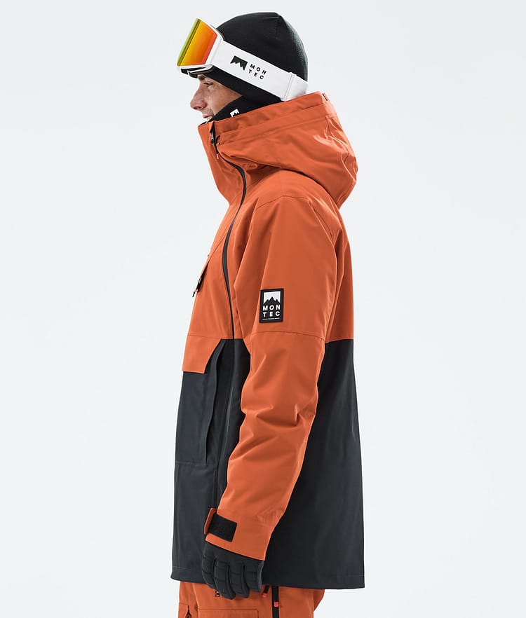 Montec Doom Snowboard Jacket Men Burned Orange/Black, Image 6 of 11