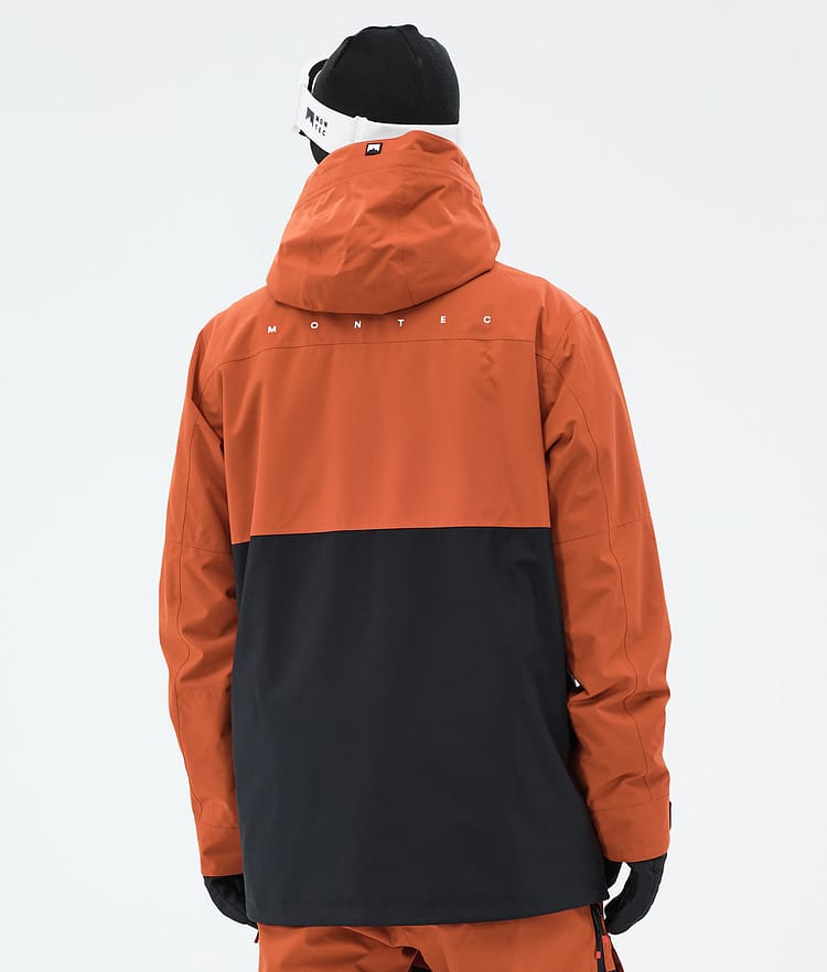 Montec Doom Veste de Ski Homme Burned Orange/Black, Image 8 sur 12
