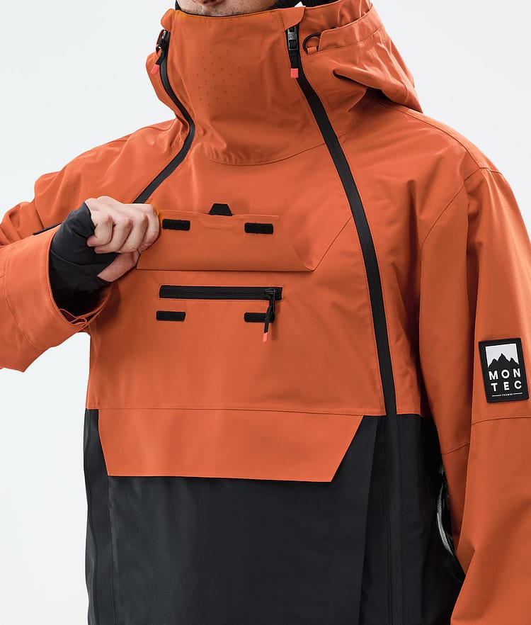 Montec Doom Ski Jacket Men Burned Orange/Black, Image 10 of 11