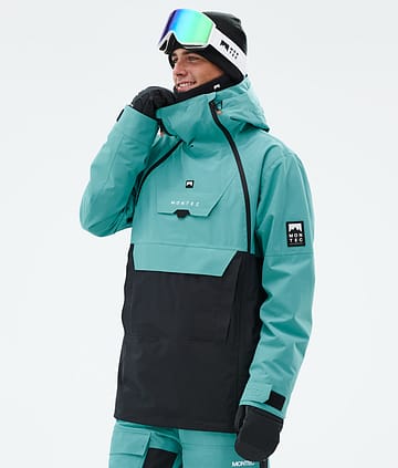 Montec Doom Kurtka Snowboardowa Mężczyźni Turquoise/Black