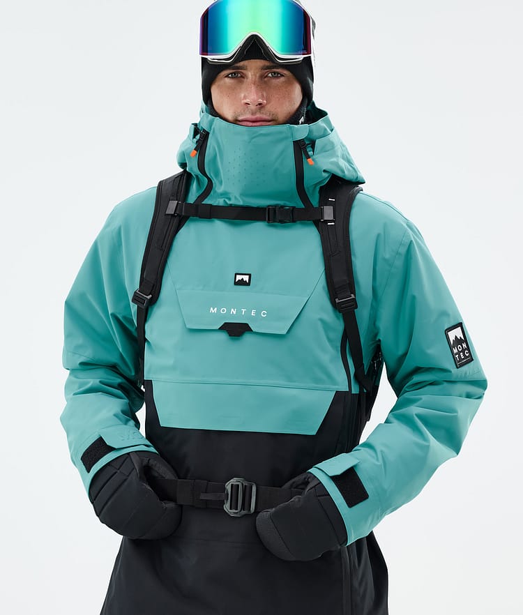 Montec Doom Veste de Ski Homme Turquoise/Black, Image 3 sur 12