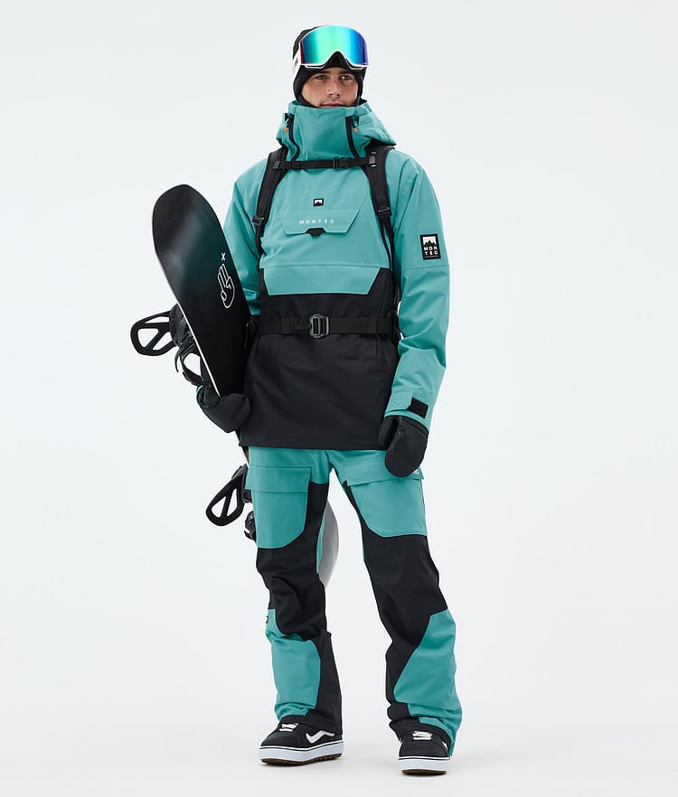 Montec Doom Snowboard Jacket Men Turquoise/Black, Image 3 of 11