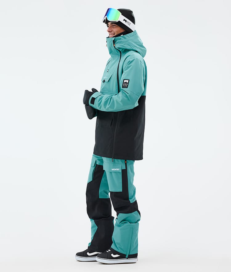 Montec Doom Snowboard Jacket Men Turquoise/Black, Image 4 of 11