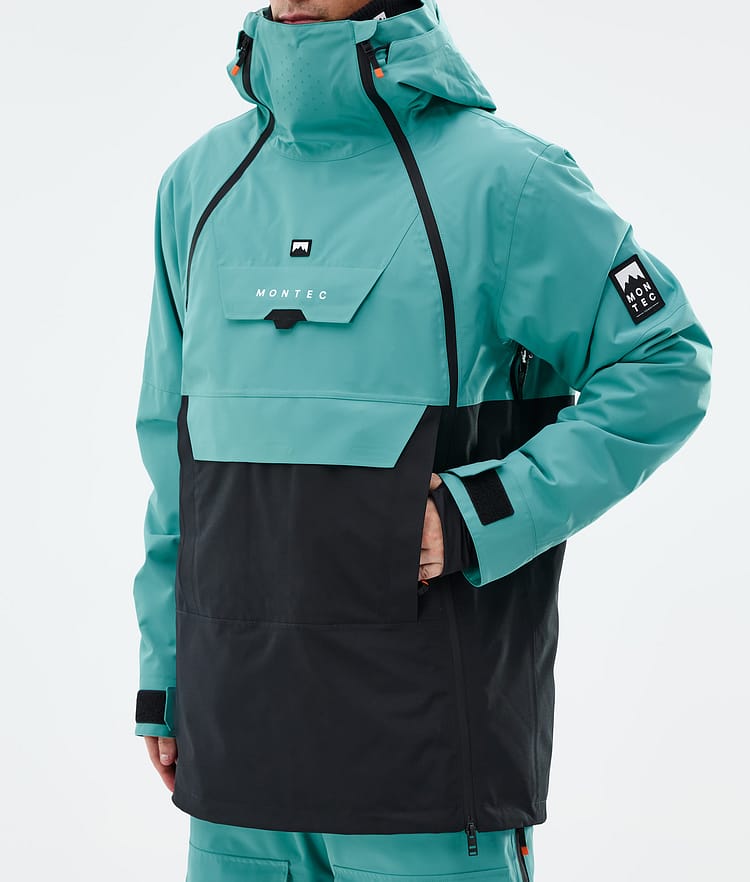 Montec Doom Snowboard Jacket Men Turquoise/Black, Image 8 of 11