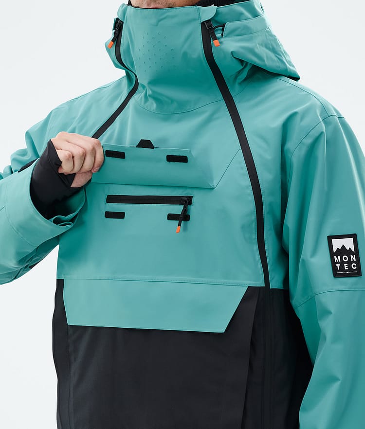 Montec Doom Ski Jacket Men Turquoise/Black, Image 10 of 11