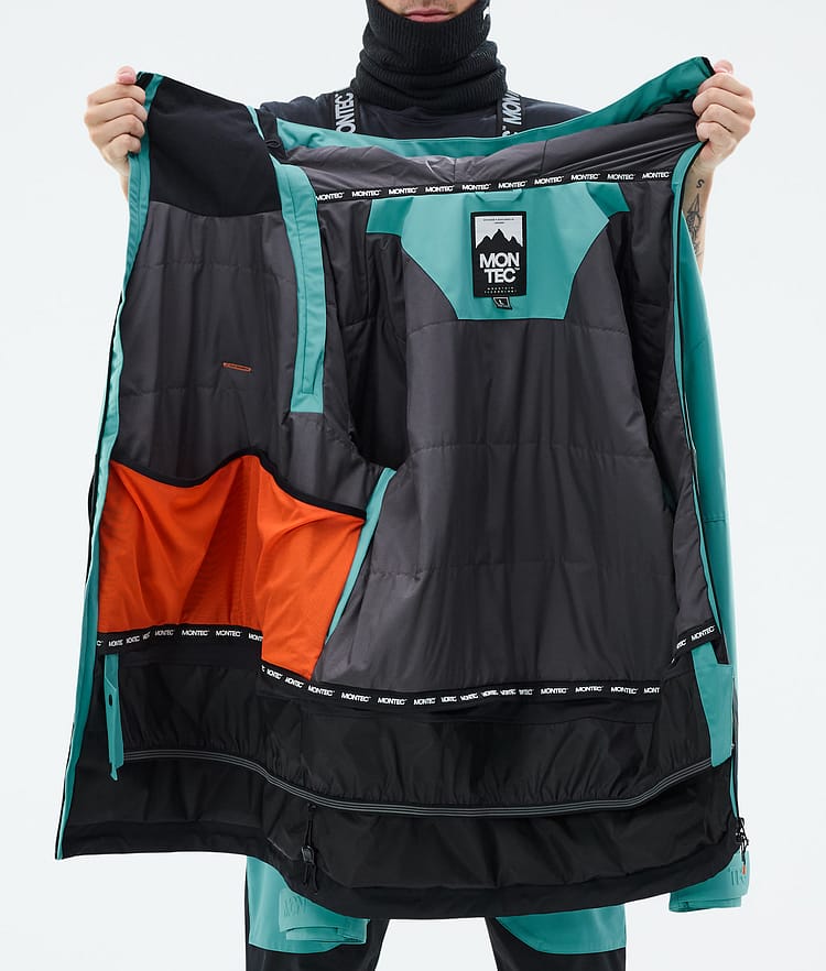 Montec Doom Ski Jacket Men Turquoise/Black, Image 11 of 11