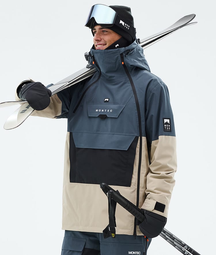 Montec Doom Veste de Ski Homme Metal Blue/Black/Sand, Image 1 sur 11