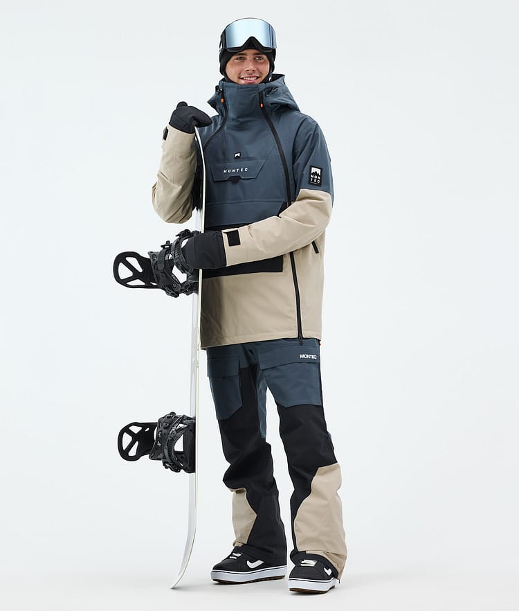 Montec Doom Snowboard Jacket Men Metal Blue/Black/Sand, Image 3 of 11
