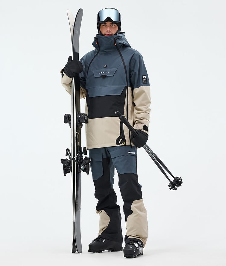 Montec Doom Veste de Ski Homme Metal Blue/Black/Sand, Image 3 sur 11