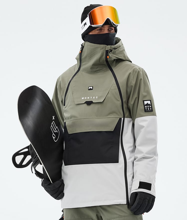 Montec Doom Snowboard Jacket Men Greenish/Black/Light Grey, Image 1 of 11