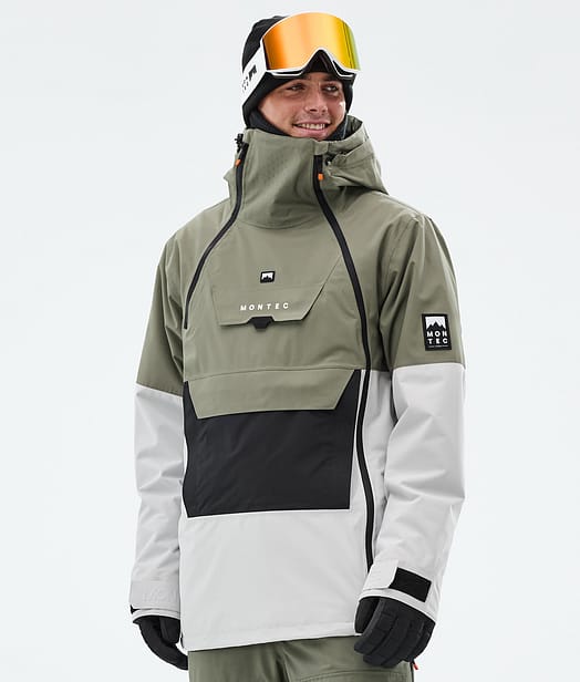 Montec Doom Ski jas Heren Greenish/Black/Light Grey